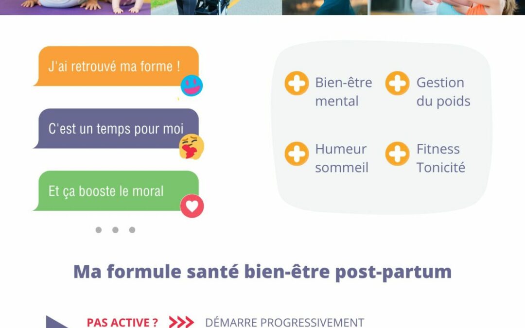 Affiche Activités physiques post-partum