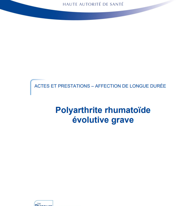ALD: polyarthrite rhumatoide evolutive grave