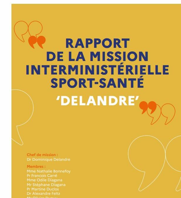 Rapport de la mission interministérielle Sport Santé «DELANDRE»