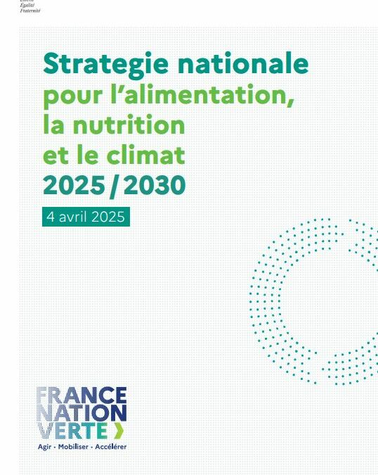 Stratégie nationale pour l’alimentation, la nutrition et le climat 2025/2030