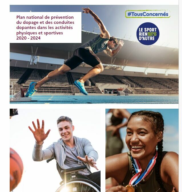 Plan national de prévention du dopage et des conduites dopantes dans les activités physiques et sportives 2020 – 2024