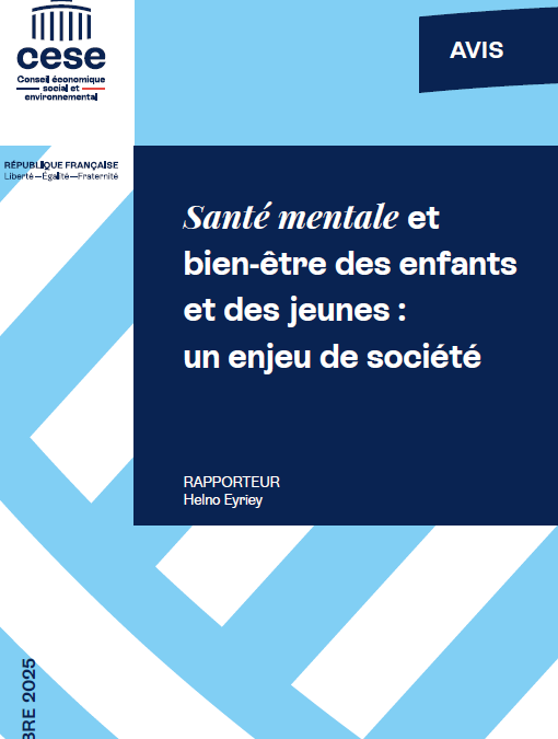 Santé mentale et bien-être des enfants et des jeunes : un enjeu de société