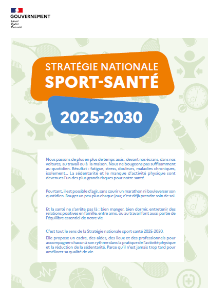 Stratégie Nationale Sport Santé 2025-2030 – Flyer